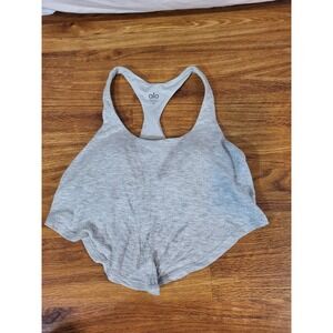 alo yoga knot sports bra Gray Heather Size XS